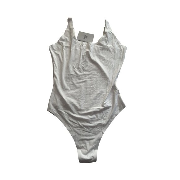 Wolford Beauty Cotton Bodysuit in Pearl Medium - Picture 1 of 4